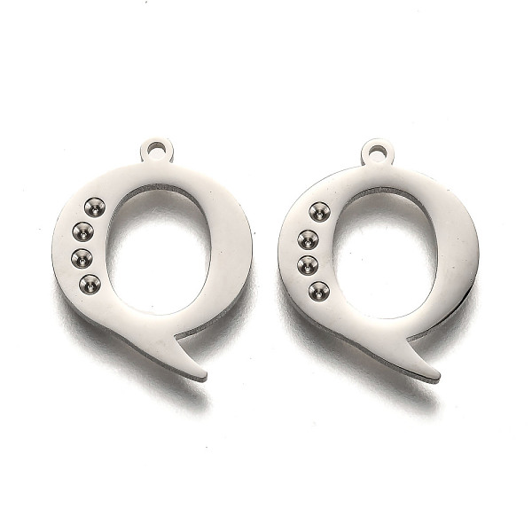 PandaHall 304 Stainless Steel Letter Pendant Rhinestone Settings, Letter.Q, 19x15x1.5mm, Hole: 1.2mm, Fit of: 1.6mm rhinestone 304 Stainless...
PandaHall 304 Stainless Steel Letter Pendant Rhinestone Settings, Letter.Q, 19x15x1.5mm, Hole: 1.2mm, Fit of: 1.6mm rhinestone 304 Stainless...