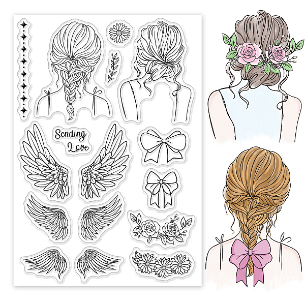 PandaHall GLOBLELAND Angel Clear Stamps Wing Bowknot Flowers Lace Silicone Clear Stamp Seals for Cards Making DIY Scrapbooking Photo Journal...
PandaHall GLOBLELAND Angel Clear Stamps Wing Bowknot Flowers Lace Silicone Clear Stamp Seals for Cards Making DIY Scrapbooking Photo Journal...