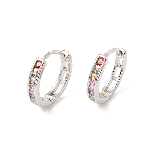 PandaHall Colorful Cubic Zirconia Hoop Earrings, Real 18K Gold Plated Brass Jewelry for Women, Lead Free & Cadmium Free, Real Platinum...
PandaHall Colorful Cubic Zirconia Hoop Earrings, Real 18K Gold Plated Brass Jewelry for Women, Lead Free & Cadmium Free, Real Platinum...