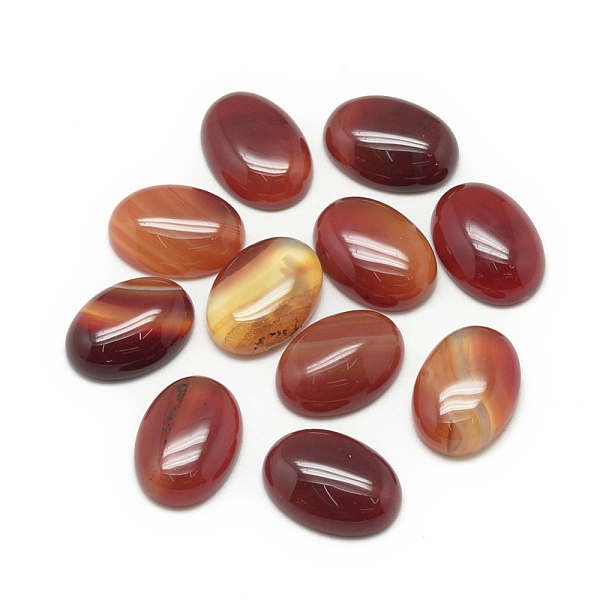 PandaHall Natural Agate Cabochons, Dyed, Oval, FireBrick, 10x8x4~5mm Natural Agate Oval Red
PandaHall Natural Agate Cabochons, Dyed, Oval, FireBrick, 10x8x4~5mm Natural Agate Oval Red