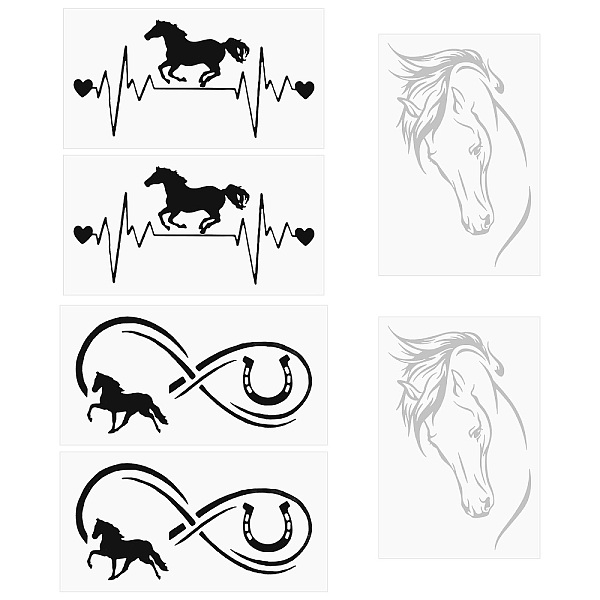 PandaHall GORGECRAFT 3 Style 6 Sheets Horse Car Stickers 3D Plastic Wall Sticker Horse Running Heartbeat Decal Vinyl Sticker Auto Car Truck..., Multicolor
PandaHall GORGECRAFT 3 Style 6 Sheets Horse Car Stickers 3D Plastic Wall Sticker Horse Running Heartbeat Decal Vinyl Sticker Auto Car Truck..., Multicolor