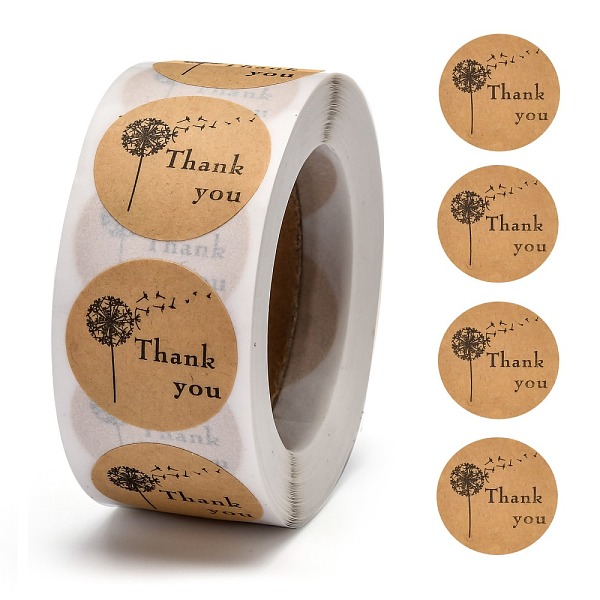 PandaHall 1 Inch Thank You Stickers, DIY Scrapbook, Decorative Adhesive Tapes, Flat Round, BurlyWood, 25mm, about 500pcs/roll Paper Round..., Orange
PandaHall 1 Inch Thank You Stickers, DIY Scrapbook, Decorative Adhesive Tapes, Flat Round, BurlyWood, 25mm, about 500pcs/roll Paper Round..., Orange