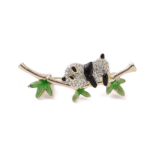 PandaHall Rhinestone Panda Brooch Pin, Golden Alloy Badge for Backpack Clothes, Black, 46.5x18x9mm Alloy+Rhinestone Panda Black
PandaHall Rhinestone Panda Brooch Pin, Golden Alloy Badge for Backpack Clothes, Black, 46.5x18x9mm Alloy+Rhinestone Panda Black
