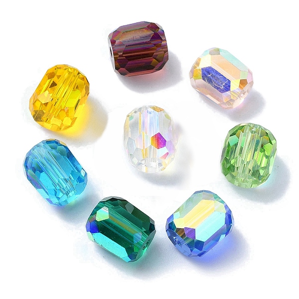 PandaHall AB Color Plated Glass Beads, Faceted Barrel, Mixed Color, 8.5x7.5mm, Hole: 1.4mm Glass Barrel Multicolor
PandaHall AB Color Plated Glass Beads, Faceted Barrel, Mixed Color, 8.5x7.5mm, Hole: 1.4mm Glass Barrel Multicolor