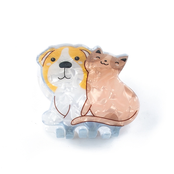 PandaHall Dog & Cat Shape PVC Plastic Claw Hair Clips, Hair Accessories for Women Girls, Sandy Brown, 71x44x45mm PVC Dog
PandaHall Dog & Cat Shape PVC Plastic Claw Hair Clips, Hair Accessories for Women Girls, Sandy Brown, 71x44x45mm PVC Dog
