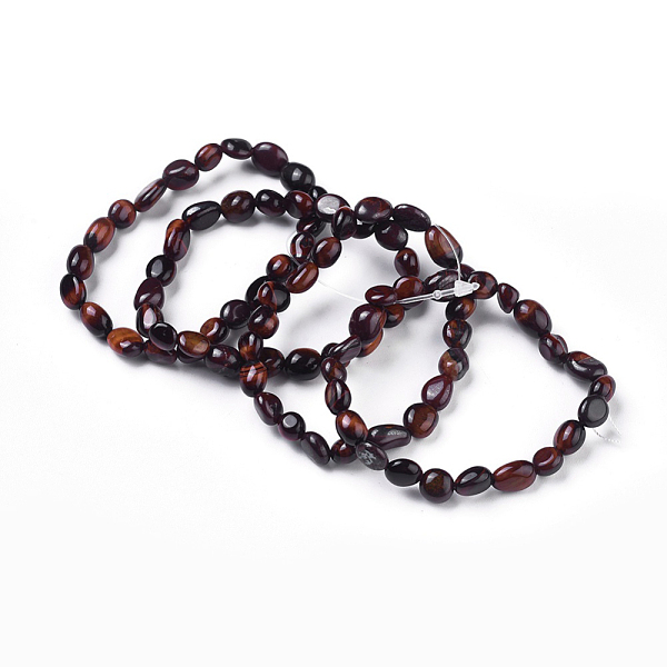 PandaHall Natural Red Tiger Eye Bead Stretch Bracelets, Tumbled Stone, Nuggets, Inner Diameter: 2~2-1/4 inch(5.2~5.6cm) Tiger Eye
PandaHall Natural Red Tiger Eye Bead Stretch Bracelets, Tumbled Stone, Nuggets, Inner Diameter: 2~2-1/4 inch(5.2~5.6cm) Tiger Eye