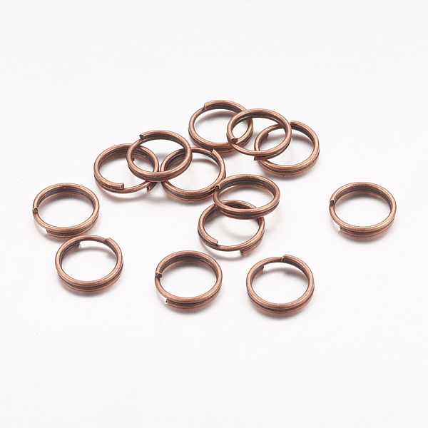 PandaHall Iron Split Rings, Double Loops Jump Rings, Cadmium Free & Nickel Free & Lead Free, Red Copper, 10x1.4mm, about 8.6mm inner...
PandaHall Iron Split Rings, Double Loops Jump Rings, Cadmium Free & Nickel Free & Lead Free, Red Copper, 10x1.4mm, about 8.6mm inner...