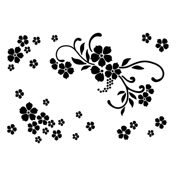 PandaHall PVC Wall Stickers, for Home Living Room Bedroom Decoration, Black, Flower Pattern, 800x320mm PVC Flower Black
PandaHall PVC Wall Stickers, for Home Living Room Bedroom Decoration, Black, Flower Pattern, 800x320mm PVC Flower Black