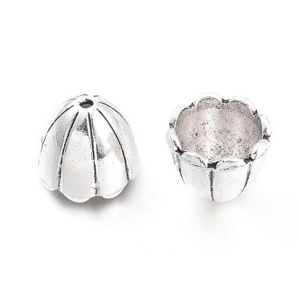 PandaHall Tibetan Style Alloy Bead Caps, Multi-Petal, Flower, Antique Silver, 18x16mm, Hole: 1.8mm Alloy
PandaHall Tibetan Style Alloy Bead Caps, Multi-Petal, Flower, Antique Silver, 18x16mm, Hole: 1.8mm Alloy