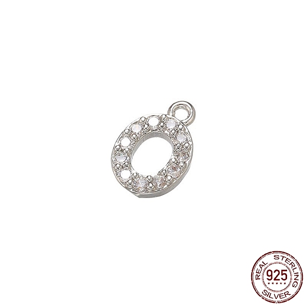 PandaHall Real Platinum Plated Rhodium Plated 925 Sterling Silver Micro Pave Clear Cubic Zirconia Charms, Initial Letter, Letter O...
PandaHall Real Platinum Plated Rhodium Plated 925 Sterling Silver Micro Pave Clear Cubic Zirconia Charms, Initial Letter, Letter O...