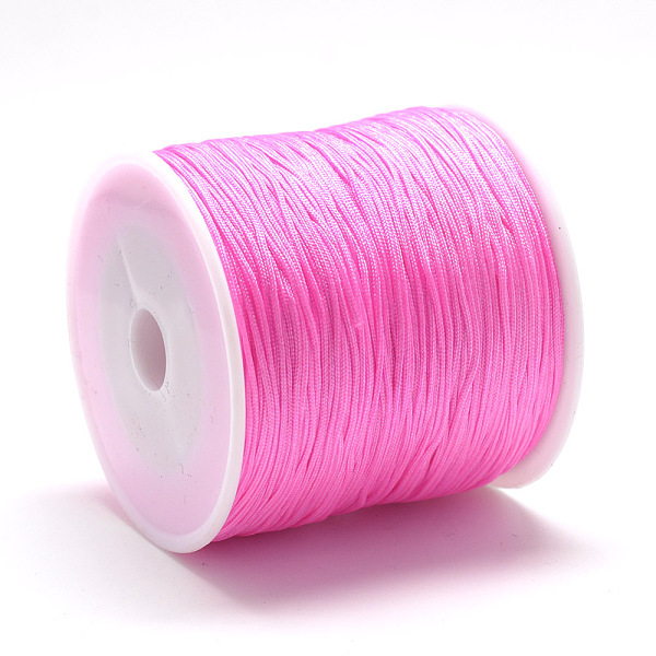 PandaHall Nylon Thread, Chinese Knotting Cord, Hot Pink, 0.4mm, about 174.98 Yards(160m)/Roll Nylon Pink
PandaHall Nylon Thread, Chinese Knotting Cord, Hot Pink, 0.4mm, about 174.98 Yards(160m)/Roll Nylon Pink