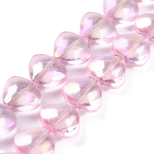 PandaHall Baking Paint Glass Beads Strands, Heart, Pink, 11~11.5x13x7mm, Hole: 1mm, about 55pcs/strand, 25.12''(63.8cm) Glass Heart Pink
PandaHall Baking Paint Glass Beads Strands, Heart, Pink, 11~11.5x13x7mm, Hole: 1mm, about 55pcs/strand, 25.12''(63.8cm) Glass Heart Pink