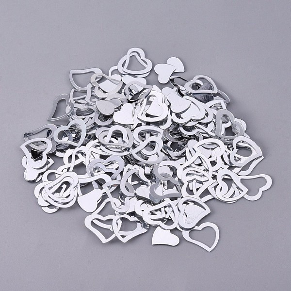 PandaHall Heart Shape Confetti, for Bridal Shower Decor, Wedding Table Decor, Baby Shower, Valentines Day, Silver, 12.5x14x0.4mm and...
PandaHall Heart Shape Confetti, for Bridal Shower Decor, Wedding Table Decor, Baby Shower, Valentines Day, Silver, 12.5x14x0.4mm and...