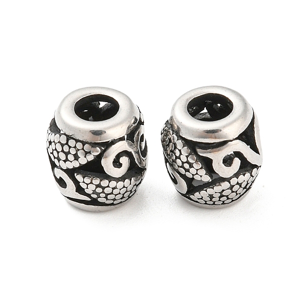 PandaHall 316 Surgical Stainless Steel Beads, Barrel, Antique Silver, 9.5x9.5mm, Hole: 4mm 316 Surgical Stainless Steel Barrel
PandaHall 316 Surgical Stainless Steel Beads, Barrel, Antique Silver, 9.5x9.5mm, Hole: 4mm 316 Surgical Stainless Steel Barrel