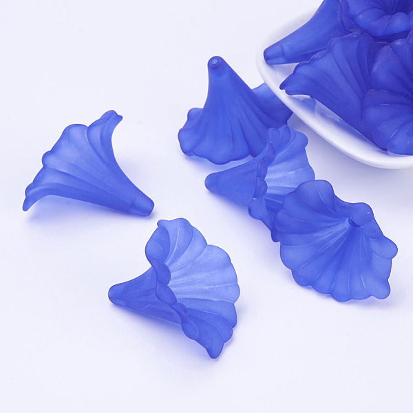 PandaHall Transparent Acrylic Beads, Calla Lily, Frosted, Dyed, Blue, 40.5x33x35mm, Hole: 3mm Acrylic Flower Blue
PandaHall Transparent Acrylic Beads, Calla Lily, Frosted, Dyed, Blue, 40.5x33x35mm, Hole: 3mm Acrylic Flower Blue