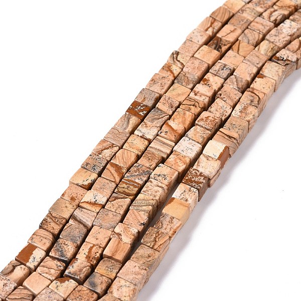 PandaHall Natural Picture Jasper Beads Strands, Square, 6x6x6mm, Hole: 1mm, about 59pcs/strand, 15.16 inch(38.5cm) Picture Jasper Square
PandaHall Natural Picture Jasper Beads Strands, Square, 6x6x6mm, Hole: 1mm, about 59pcs/strand, 15.16 inch(38.5cm) Picture Jasper Square
