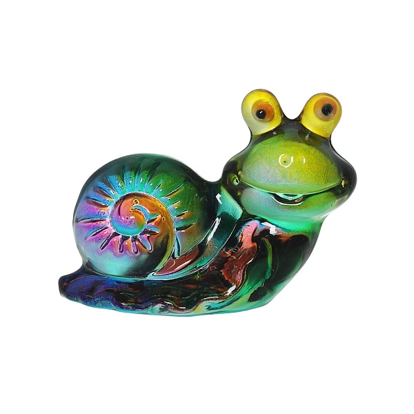 PandaHall Glass 3D Snail Figurines, for Home Office Desktop Decoration, Colorful, 65x35x50mm Glass Snail
PandaHall Glass 3D Snail Figurines, for Home Office Desktop Decoration, Colorful, 65x35x50mm Glass Snail
