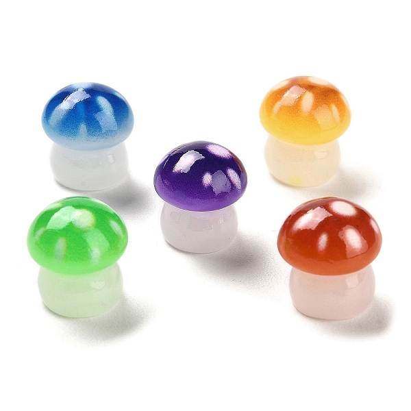 PandaHall Luminous Resin Mushroom Ornament, Glow in the Dark Mushroom for Desk Decoration, Mixed Color, 12x11~11.5mm Resin Mushroom..., Multicolor
PandaHall Luminous Resin Mushroom Ornament, Glow in the Dark Mushroom for Desk Decoration, Mixed Color, 12x11~11.5mm Resin Mushroom..., Multicolor