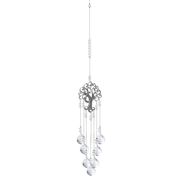 PandaHall Glass Wind Chimes, Suncatcher Pendant Decorations, Tree of Life, 420mm Glass Tree of Life
PandaHall Glass Wind Chimes, Suncatcher Pendant Decorations, Tree of Life, 420mm Glass Tree of Life