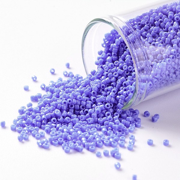 PandaHall TOHO Round Seed Beads, Japanese Seed Beads, (48L) Opaque Periwinkle, 11/0, 2.2mm, Hole: 0.8mm, about 5555pcs/50g Glass Blue
PandaHall TOHO Round Seed Beads, Japanese Seed Beads, (48L) Opaque Periwinkle, 11/0, 2.2mm, Hole: 0.8mm, about 5555pcs/50g Glass Blue