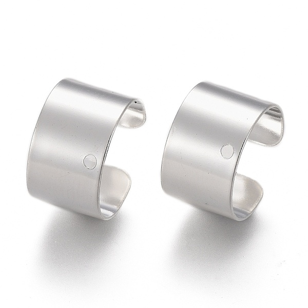 PandaHall 304 Stainless Steel Ear Cuff Findings, with Hole, Silver, 10x9x6mm, Hole: 0.9mm 304 Stainless Steel
PandaHall 304 Stainless Steel Ear Cuff Findings, with Hole, Silver, 10x9x6mm, Hole: 0.9mm 304 Stainless Steel