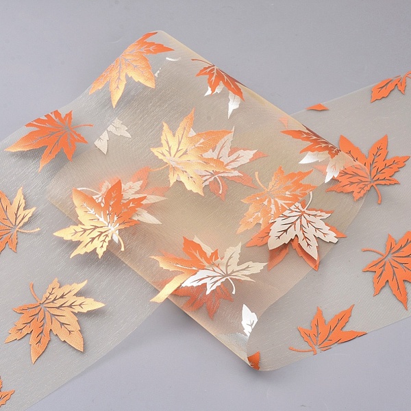 PandaHall Autumn Theme Maple Leaf Deco Mesh Ribbons, Tulle Fabric, Tulle Roll Spool Fabric For Skirt Making, Dark Orange, 6 inch(15cm)...
PandaHall Autumn Theme Maple Leaf Deco Mesh Ribbons, Tulle Fabric, Tulle Roll Spool Fabric For Skirt Making, Dark Orange, 6 inch(15cm)...