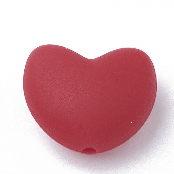 PandaHall Food Grade Eco-Friendly Silicone Focal Beads, Chewing Beads For Teethers, DIY Nursing Necklaces Making, Heart, Red, 16x19x10mm...
PandaHall Food Grade Eco-Friendly Silicone Focal Beads, Chewing Beads For Teethers, DIY Nursing Necklaces Making, Heart, Red, 16x19x10mm...
