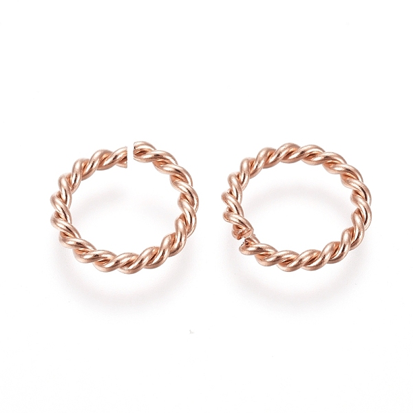PandaHall 304 Stainless Steel Jump Rings, Open Jump Rings, Twisted, Rose Gold, 10x1.5mm, Inner Diameter: 7mm 304 Stainless Steel
PandaHall 304 Stainless Steel Jump Rings, Open Jump Rings, Twisted, Rose Gold, 10x1.5mm, Inner Diameter: 7mm 304 Stainless Steel