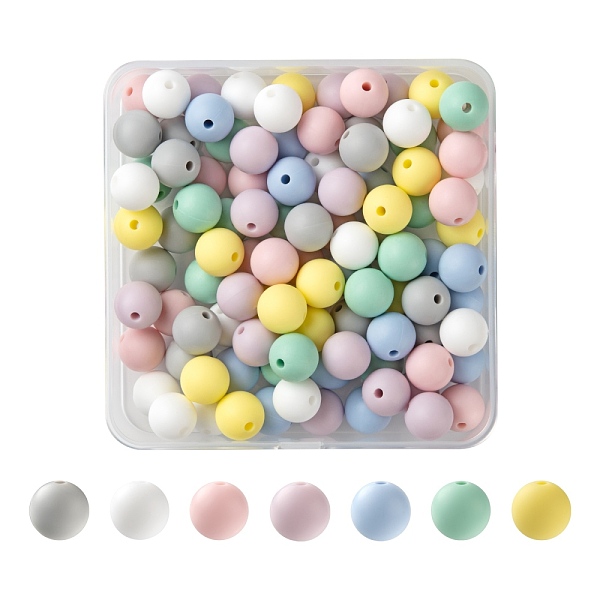 PandaHall 7 Colors Food Grade Eco-Friendly Silicone Beads, Chewing Beads For Teethers, DIY Nursing Necklaces Making, Round, Mixed Color..., Multicolor
PandaHall 7 Colors Food Grade Eco-Friendly Silicone Beads, Chewing Beads For Teethers, DIY Nursing Necklaces Making, Round, Mixed Color..., Multicolor