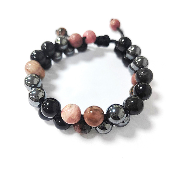 PandaHall Stone Braided Bead Bracelets for Men Women, Non-Magnetic Synthetic Hematite & Natural Obsidian & Synthetic Turquoise Multi-strand...
PandaHall Stone Braided Bead Bracelets for Men Women, Non-Magnetic Synthetic Hematite & Natural Obsidian & Synthetic Turquoise Multi-strand...