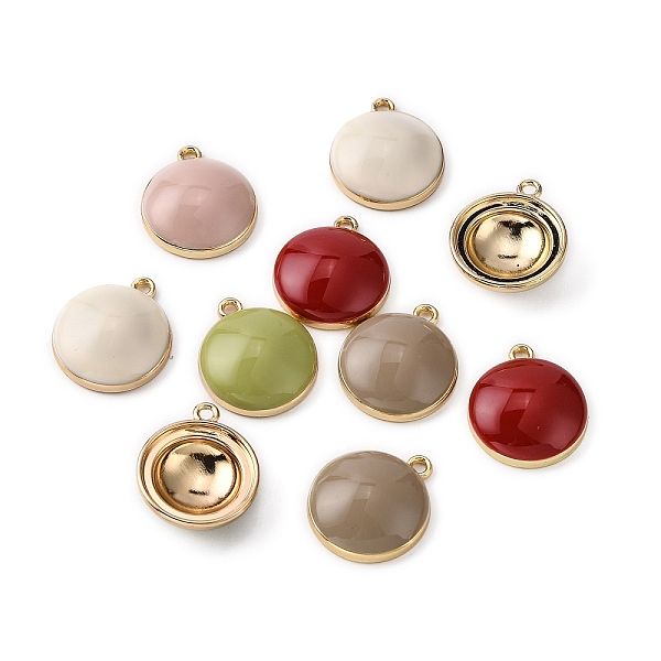 PandaHall Alloy Pendants, with Enamel, Flat Round, Light Gold, Mixed Color, 21x18x6mm, Hole: 1.8mm Alloy+Enamel Flat Round Multicolor
PandaHall Alloy Pendants, with Enamel, Flat Round, Light Gold, Mixed Color, 21x18x6mm, Hole: 1.8mm Alloy+Enamel Flat Round Multicolor