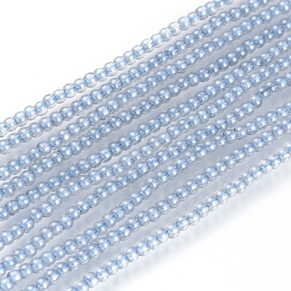 PandaHall Electroplate Glass Beads Strands, Round, Pear Luster Plated, Light Blue, 2mm, Hole: 0.6mm, about 180pcs/strand, 14.17 inch(36cm)...
PandaHall Electroplate Glass Beads Strands, Round, Pear Luster Plated, Light Blue, 2mm, Hole: 0.6mm, about 180pcs/strand, 14.17 inch(36cm)...