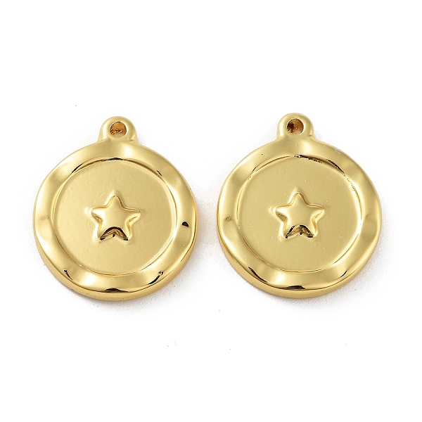 PandaHall 304 Stainless Steel Pendants, Flat Round Charm, Real 18K Gold Plated, Star, 18x15x2.5mm, Hole: 1.5mm 304 Stainless Steel Star
PandaHall 304 Stainless Steel Pendants, Flat Round Charm, Real 18K Gold Plated, Star, 18x15x2.5mm, Hole: 1.5mm 304 Stainless Steel Star