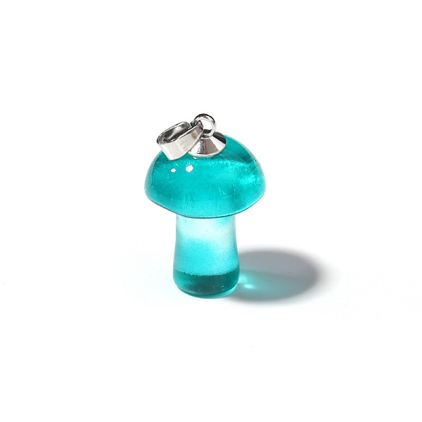 PandaHall Lampwork Pendants, Mushroom Charms, Platinum, Dark Turquoise, 25x15mm Lampwork Mushroom
PandaHall Lampwork Pendants, Mushroom Charms, Platinum, Dark Turquoise, 25x15mm Lampwork Mushroom