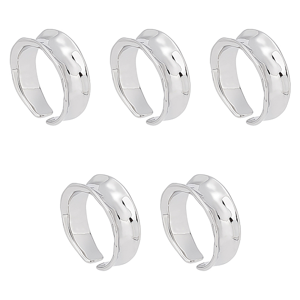 PandaHall UNICRAFTALE 5pcs Wave Open Cuff Ring Platinum Blank Core Ring Brass Finger Ring 16mm Inner Inlay Ring Open Round Empty Ring for...
PandaHall UNICRAFTALE 5pcs Wave Open Cuff Ring Platinum Blank Core Ring Brass Finger Ring 16mm Inner Inlay Ring Open Round Empty Ring for...