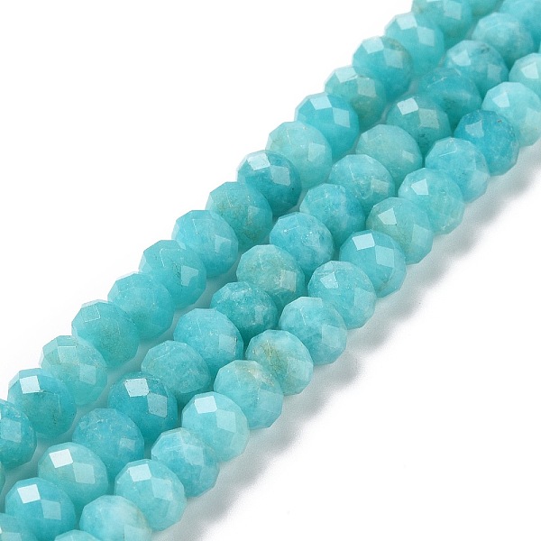 PandaHall Natural Amazonite Beads Strands, Faceted, Rondelle, 8x5mm, Hole: 1mm, about 72pcs/strand, 15.47''(39.3cm) Amazonite Rondelle
PandaHall Natural Amazonite Beads Strands, Faceted, Rondelle, 8x5mm, Hole: 1mm, about 72pcs/strand, 15.47''(39.3cm) Amazonite Rondelle