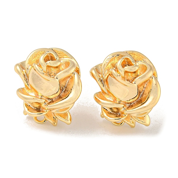 PandaHall Brass Stud Earring Findings, Flower, with Loops, Real 18K Gold Plated, 14x14mm, Hole: 1.2mm, Pin: 0.7mm Brass Flower
PandaHall Brass Stud Earring Findings, Flower, with Loops, Real 18K Gold Plated, 14x14mm, Hole: 1.2mm, Pin: 0.7mm Brass Flower
