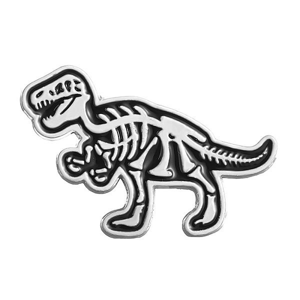 PandaHall Cartoon Punk Style Alloy Enamel Pins, Dinosaur Skeleton Brooch for Halloween, Black, 29x19mm Alloy+Enamel Dinosaur Black
PandaHall Cartoon Punk Style Alloy Enamel Pins, Dinosaur Skeleton Brooch for Halloween, Black, 29x19mm Alloy+Enamel Dinosaur Black