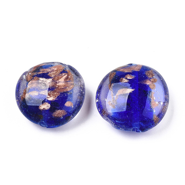 PandaHall Handmade Gold Sand Lampwork Beads, Flat Round, Blue, 28.5x13mm, Hole: 1.8mm Lampwork Flat Round Blue
PandaHall Handmade Gold Sand Lampwork Beads, Flat Round, Blue, 28.5x13mm, Hole: 1.8mm Lampwork Flat Round Blue