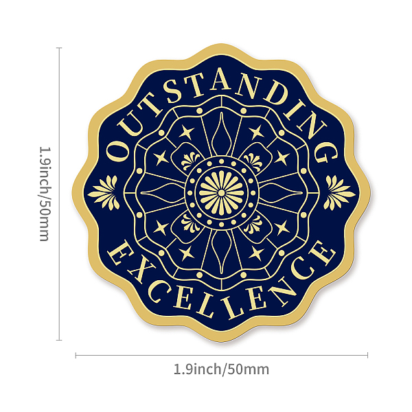 PandaHall Self Adhesive Gold Foil Embossed Stickers, Medal Decoration Sticker, Flat Round, Other Pattern, 5x5cm Metal Others
PandaHall Self Adhesive Gold Foil Embossed Stickers, Medal Decoration Sticker, Flat Round, Other Pattern, 5x5cm Metal Others