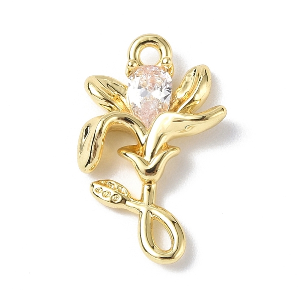 PandaHall Brass Micro Pave Cubic Zirconia Pendants, Lily Flower Charm, Real 18K Gold Plated, 16.5x10.5x3mm, Hole: 1.2mm Brass+Cubic Zirconia..., Clear
PandaHall Brass Micro Pave Cubic Zirconia Pendants, Lily Flower Charm, Real 18K Gold Plated, 16.5x10.5x3mm, Hole: 1.2mm Brass+Cubic Zirconia..., Clear