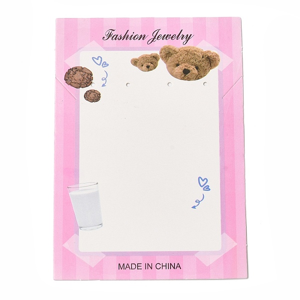 PandaHall Rectangle Paper Earring Display Cards, Bear Print Jewelry Display Card for Earring Necklace Storage, Pearl Pink, 12.3x8.6x0.05cm...
PandaHall Rectangle Paper Earring Display Cards, Bear Print Jewelry Display Card for Earring Necklace Storage, Pearl Pink, 12.3x8.6x0.05cm...