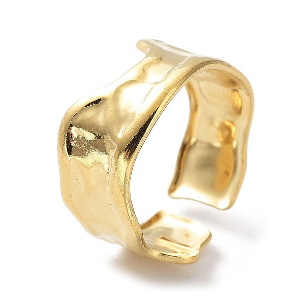 PandaHall 304 Stainless Steel Open Cuff Rings, Twist Wave, Real 18K Gold Plated, US Size 8(18.1mm) 304 Stainless Steel Twist
PandaHall 304 Stainless Steel Open Cuff Rings, Twist Wave, Real 18K Gold Plated, US Size 8(18.1mm) 304 Stainless Steel Twist