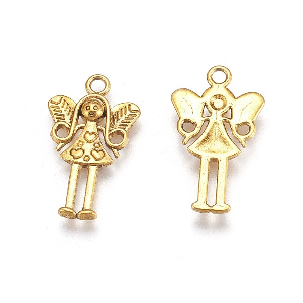 PandaHall Tibetan Style Alloy Fairy Pendants, Cadmium Free & Nickel Free & Lead Free, Antique Golden, 25x15x2mm Alloy Angel & Fairy
PandaHall Tibetan Style Alloy Fairy Pendants, Cadmium Free & Nickel Free & Lead Free, Antique Golden, 25x15x2mm Alloy Angel & Fairy