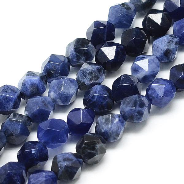 PandaHall Natural Sodalite Beads Strands, Star Cut Round Beads, Faceted, 6~6.5x6mm, Hole: 1mm, about 58pcs/strand, 15.9 inch Sodalite Round
PandaHall Natural Sodalite Beads Strands, Star Cut Round Beads, Faceted, 6~6.5x6mm, Hole: 1mm, about 58pcs/strand, 15.9 inch Sodalite Round