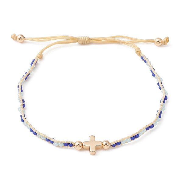 PandaHall Adjustable Braided Bracelet, Brass & Glass & TOHO Round Seed Beaded Bracelets, for Women, Cross, Inner Diameter: 1-3/4~3 inch...
PandaHall Adjustable Braided Bracelet, Brass & Glass & TOHO Round Seed Beaded Bracelets, for Women, Cross, Inner Diameter: 1-3/4~3 inch...