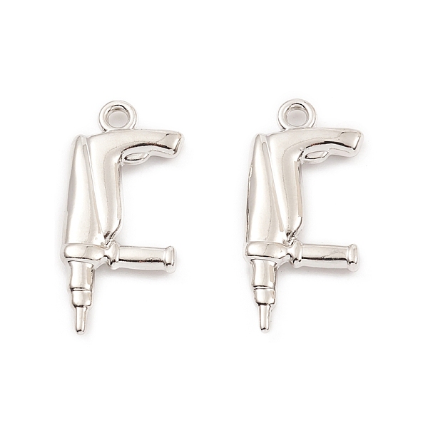 PandaHall Rack Plating Alloy Pendants, Long-Lasting Plated, Lead Free & Cadmium Free, Gun, Platinum, 26.5x12x2.5mm, Hole: 1.8mm Alloy Others
PandaHall Rack Plating Alloy Pendants, Long-Lasting Plated, Lead Free & Cadmium Free, Gun, Platinum, 26.5x12x2.5mm, Hole: 1.8mm Alloy Others