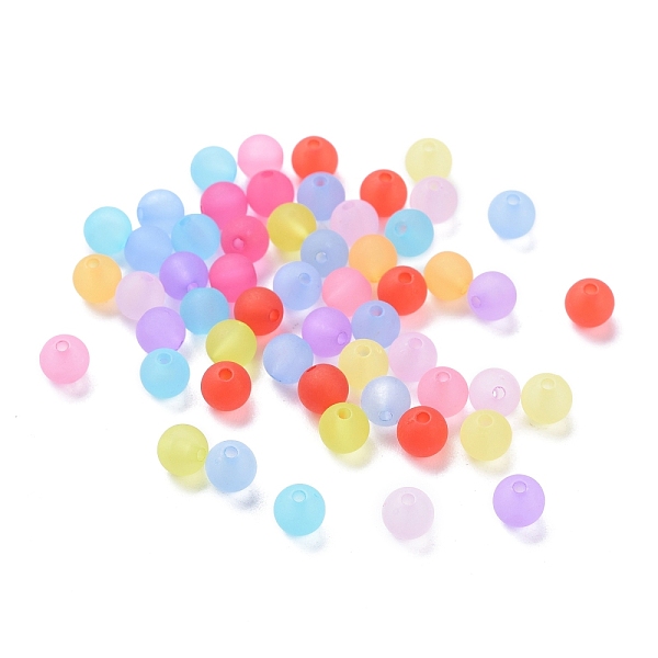 PandaHall Transparent Acrylic Ball Beads, Frosted Style, Round, Mixed Color, 6mm, Hole: 1mm, about 4200pcs/500g Acrylic Round Multicolor
PandaHall Transparent Acrylic Ball Beads, Frosted Style, Round, Mixed Color, 6mm, Hole: 1mm, about 4200pcs/500g Acrylic Round Multicolor