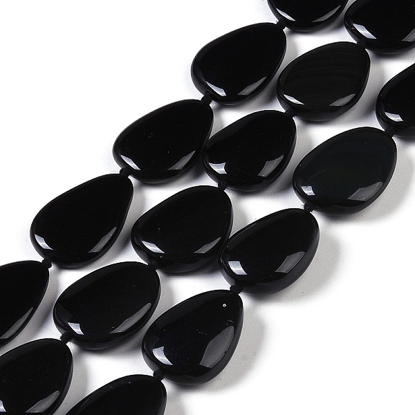 PandaHall Natural Black Gemstone Beads Strands, Teardrop, 28.5~29x21~22x10~11.5mm, Hole: 1mm, about 13pcs/strand, 15.94''(40.5cm) Natural...
PandaHall Natural Black Gemstone Beads Strands, Teardrop, 28.5~29x21~22x10~11.5mm, Hole: 1mm, about 13pcs/strand, 15.94''(40.5cm) Natural...