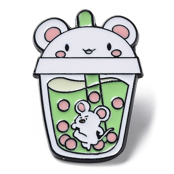 PandaHall Cartoon Animal Boba Tea Cup Enamel Pin, Electrophoresis Black Alloy Brooch for Clothes Backpack, Mouse, 31x22x1.5mm Alloy+Enamel...
PandaHall Cartoon Animal Boba Tea Cup Enamel Pin, Electrophoresis Black Alloy Brooch for Clothes Backpack, Mouse, 31x22x1.5mm Alloy+Enamel...
